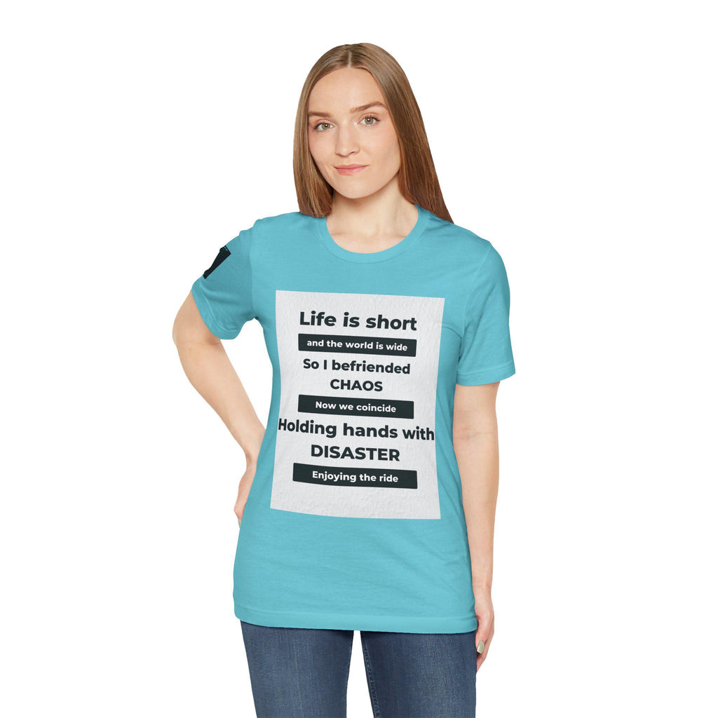 Think Quote Graphic Tee: Positive Vibes Unisex T-Shirt