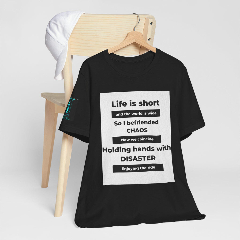 Think Quote Graphic Tee: Positive Vibes Unisex T-Shirt