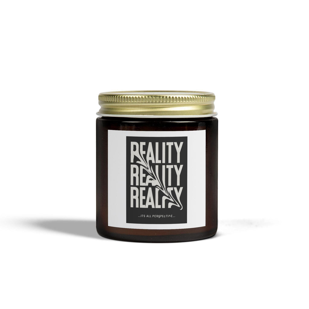 Aromatherapy scented candle: coconut apricot wax, calming scents