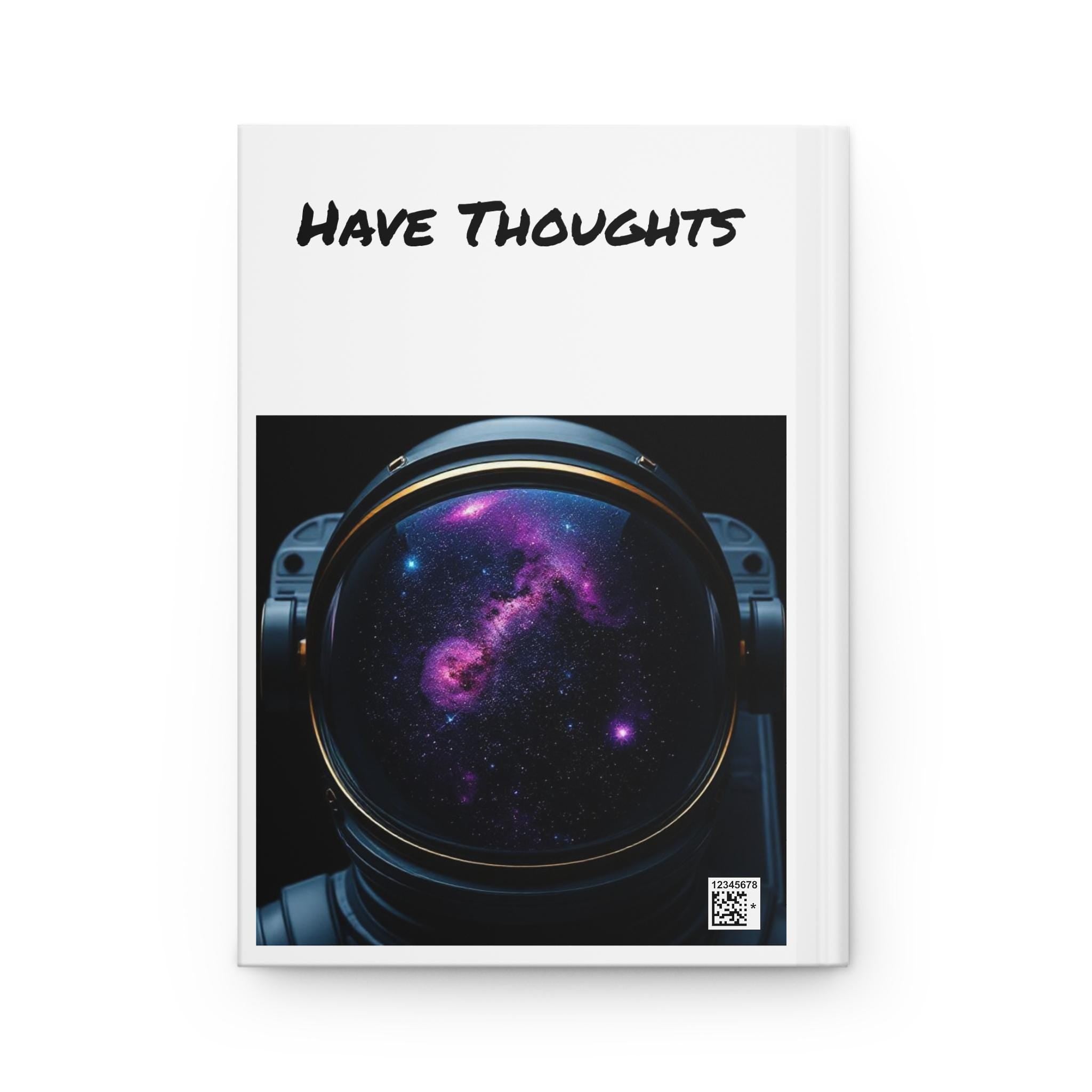 Matte Hardcover Journal, My Thoughts Have Thoughts Notebook, Personal Writing Diary, Inspirational Planner, Gift for Writers, Blank Page