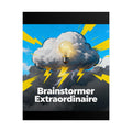 Brainstormer Extraordinaire Rolled Poster - Motivational Wall Art, Lightning Decor, Creative Studio, Gift for Innovators, Office Wall Decor