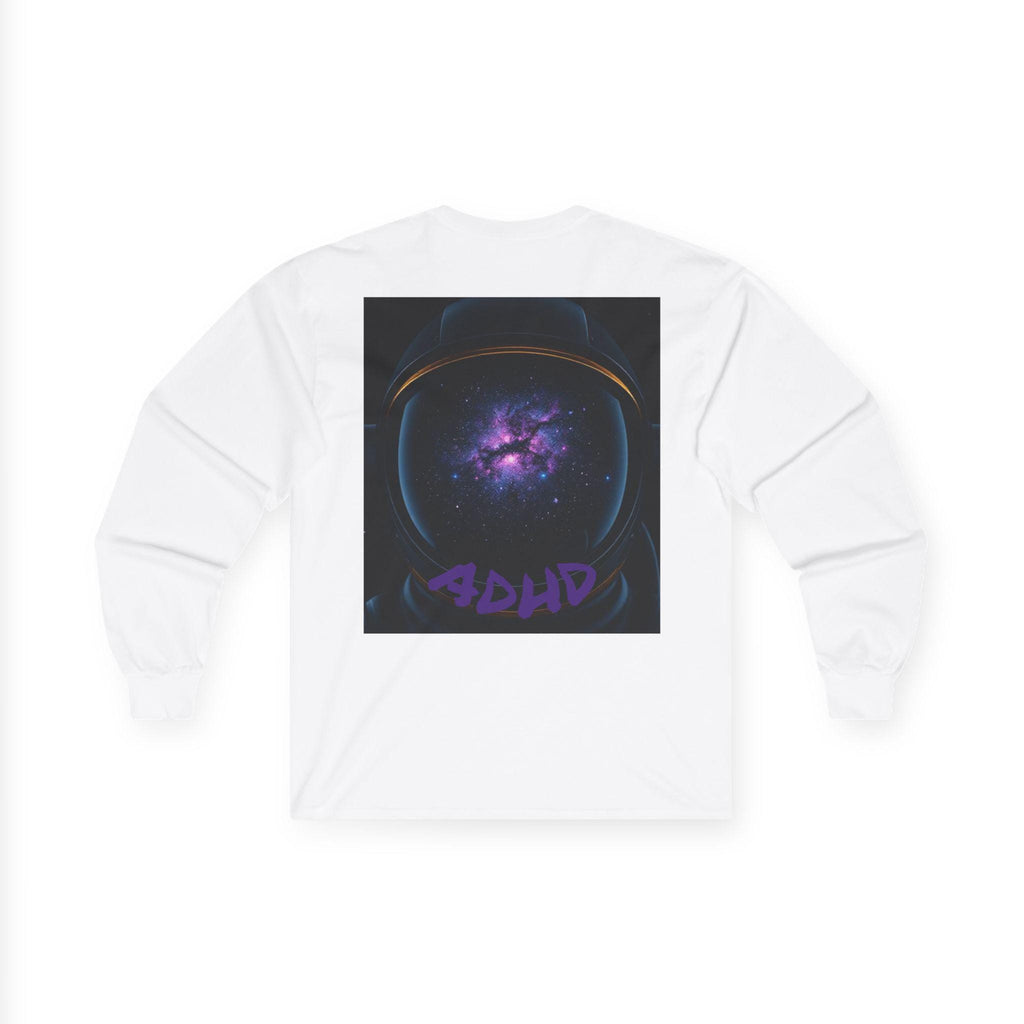 Cosmic Astronaut Long Sleeve T-Shirt: 'My Thoughts Have Thoughts'