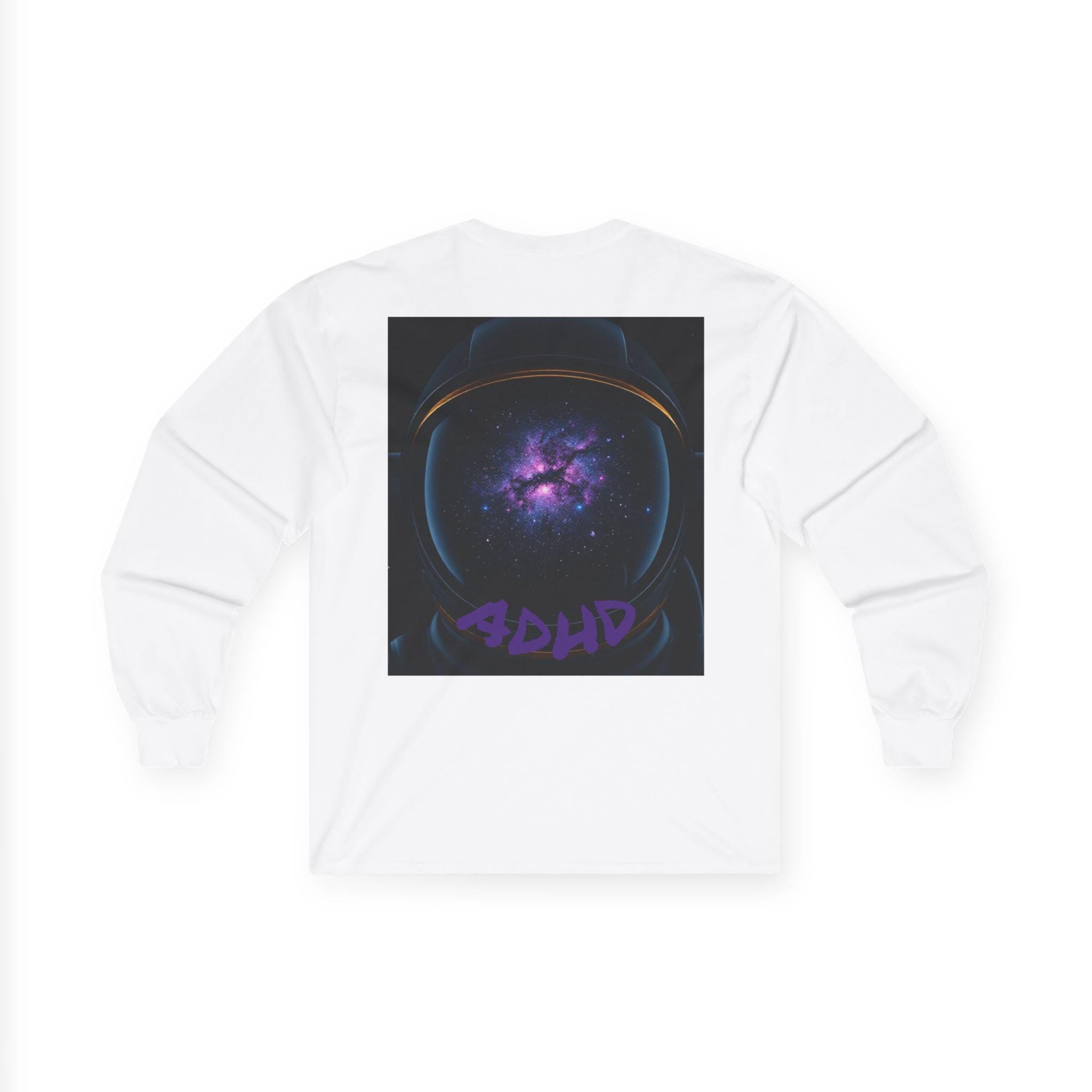 Cosmic Astronaut Long Sleeve T-Shirt: 'My Thoughts Have Thoughts'