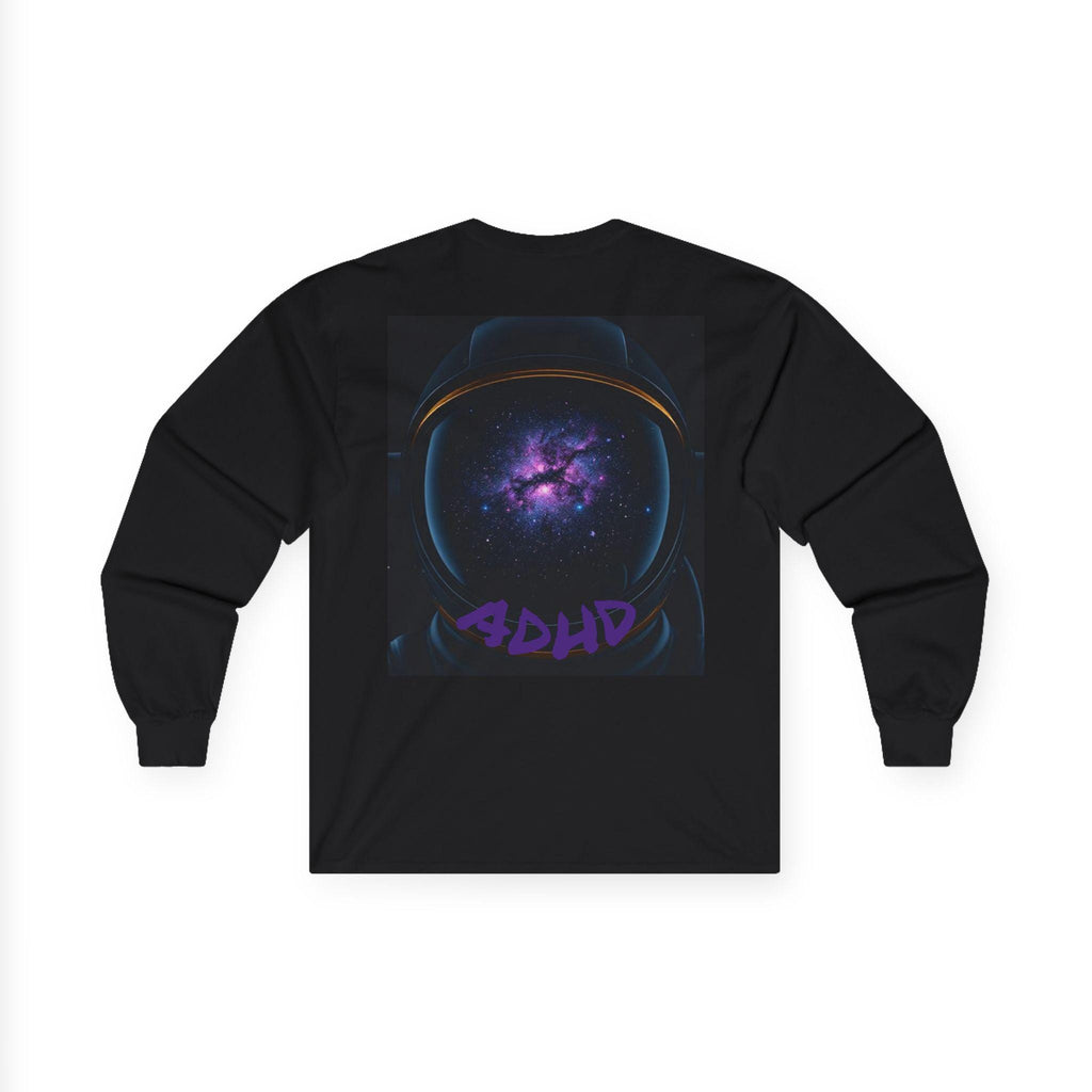Cosmic Astronaut Long Sleeve T-Shirt: 'My Thoughts Have Thoughts'