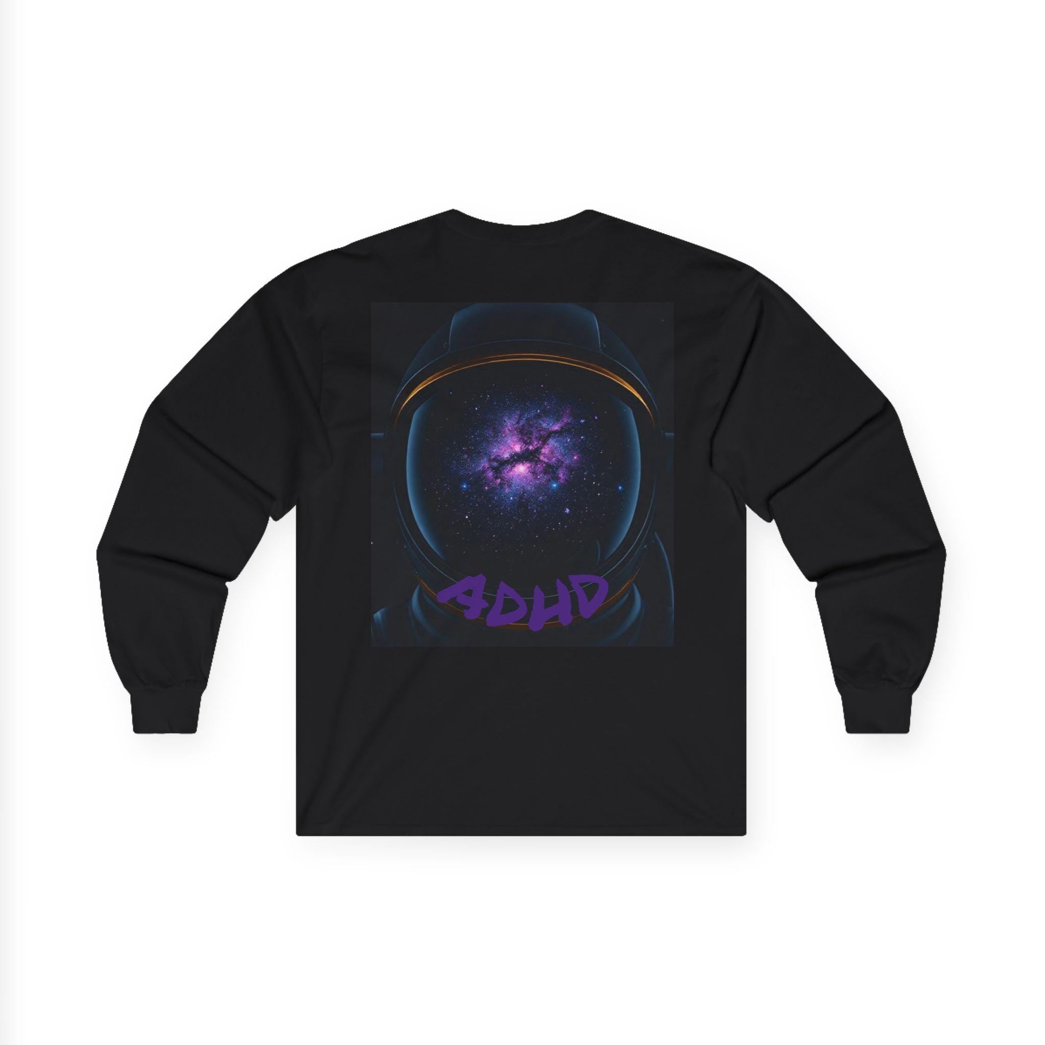 Cosmic Astronaut Long Sleeve T-Shirt: 'My Thoughts Have Thoughts'