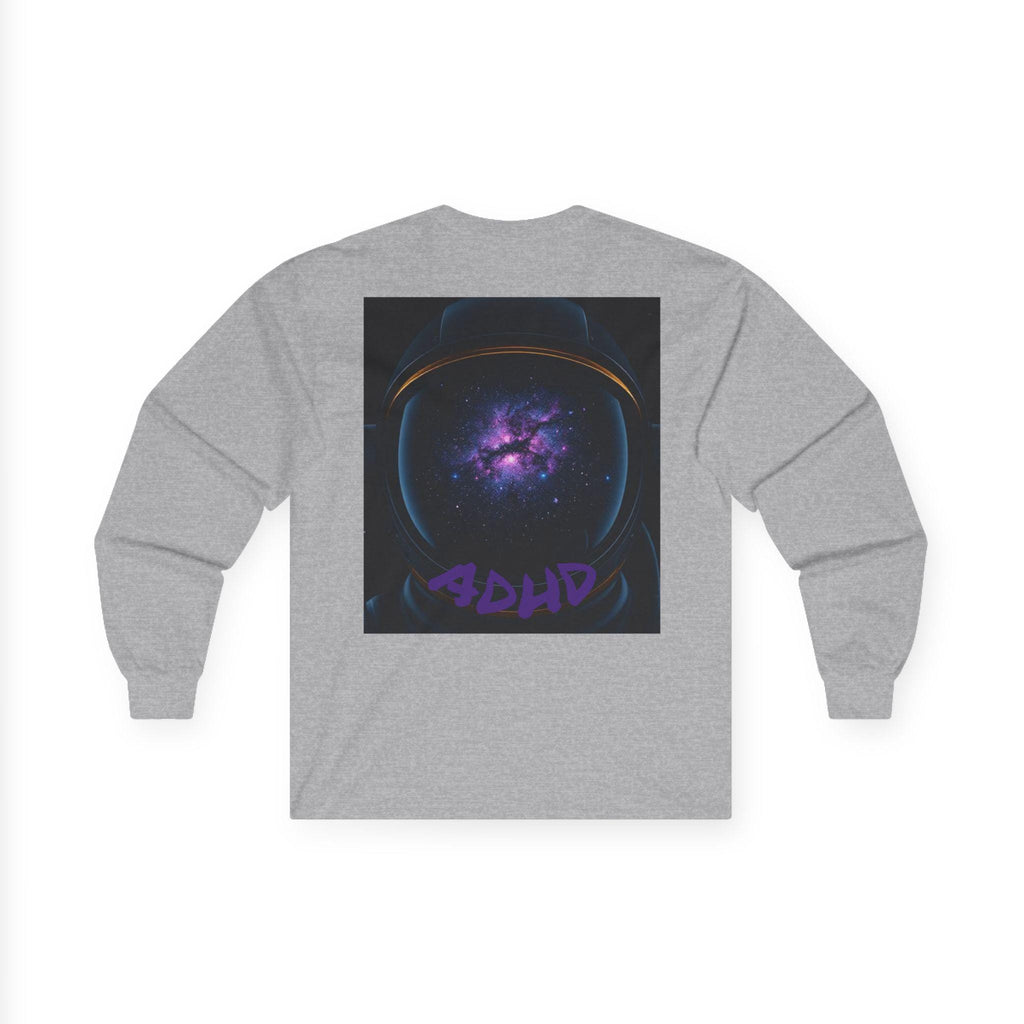 Cosmic Astronaut Long Sleeve T-Shirt: 'My Thoughts Have Thoughts'