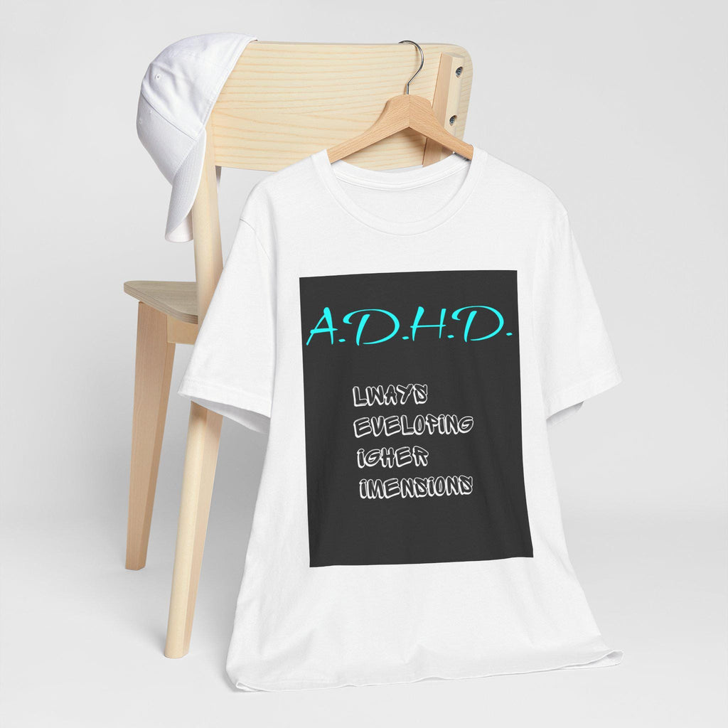 ADHD Awareness Tee: Unisex Jersey Short Sleeve Shirt