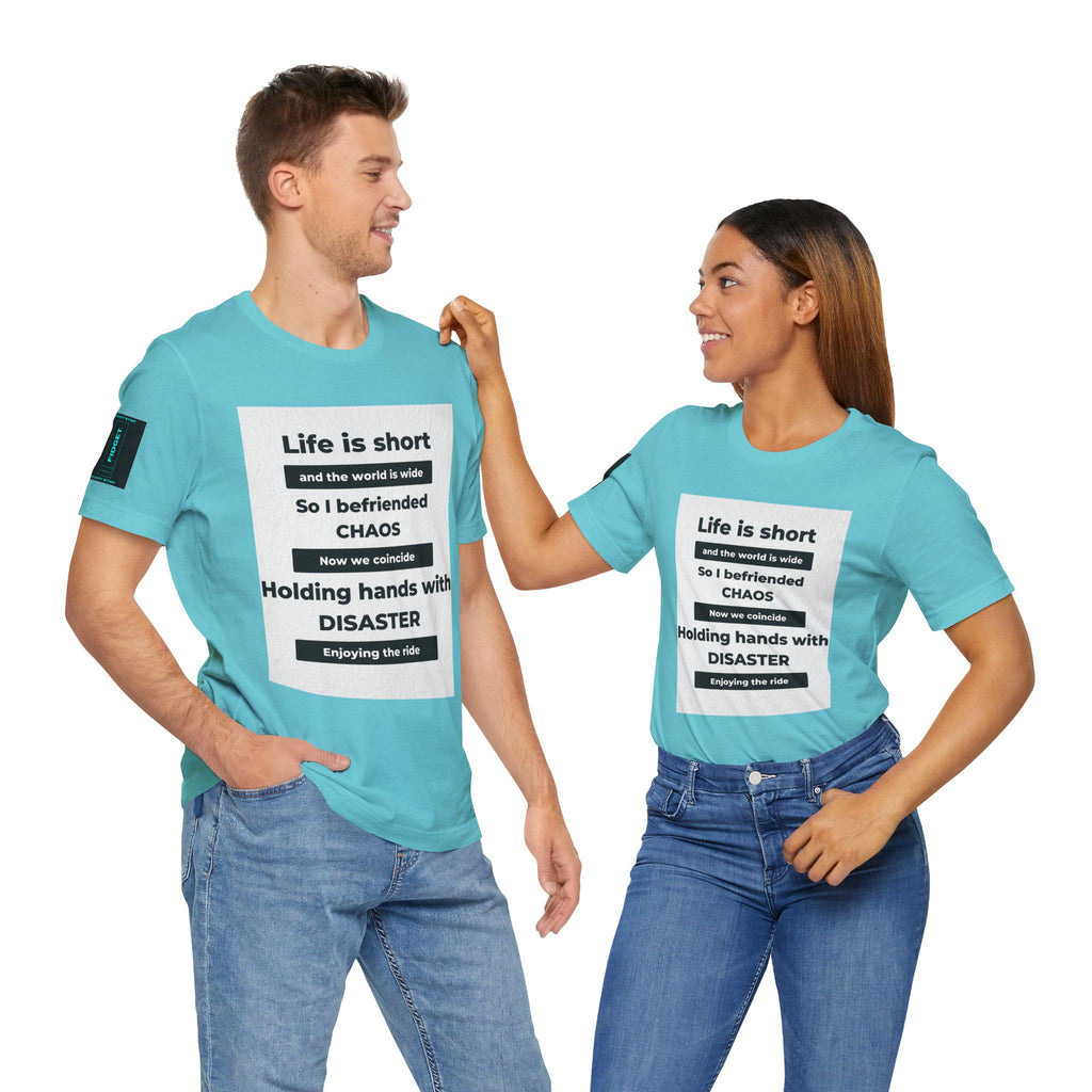 Think Quote Graphic Tee: Positive Vibes Unisex T-Shirt