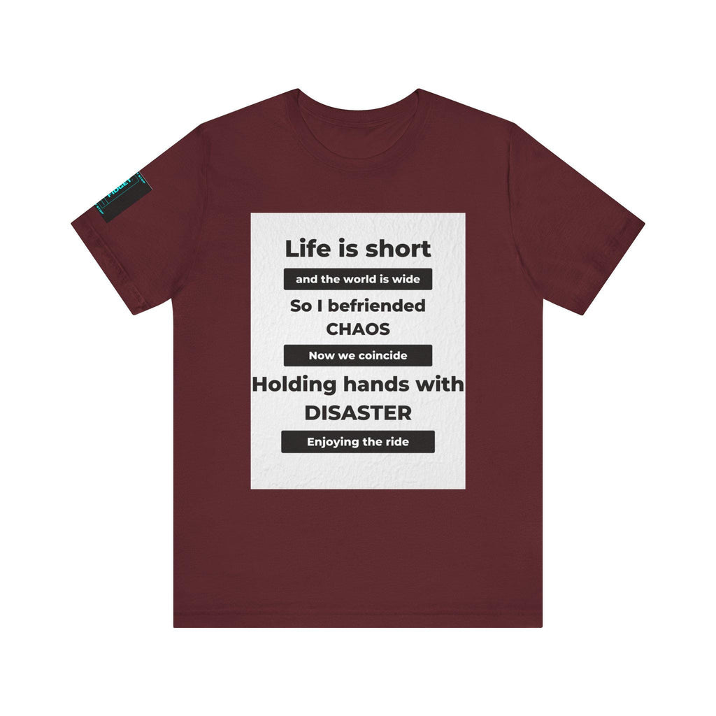 Think Quote Graphic Tee: Positive Vibes Unisex T-Shirt