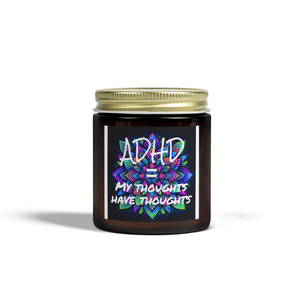 Adhd awareness scented candle: aromatherapy for calm & focus