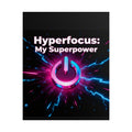 Hyperfocus Wall Art Print, Motivational Poster, Gamer Decor, Study Room Decor, Gift for Students