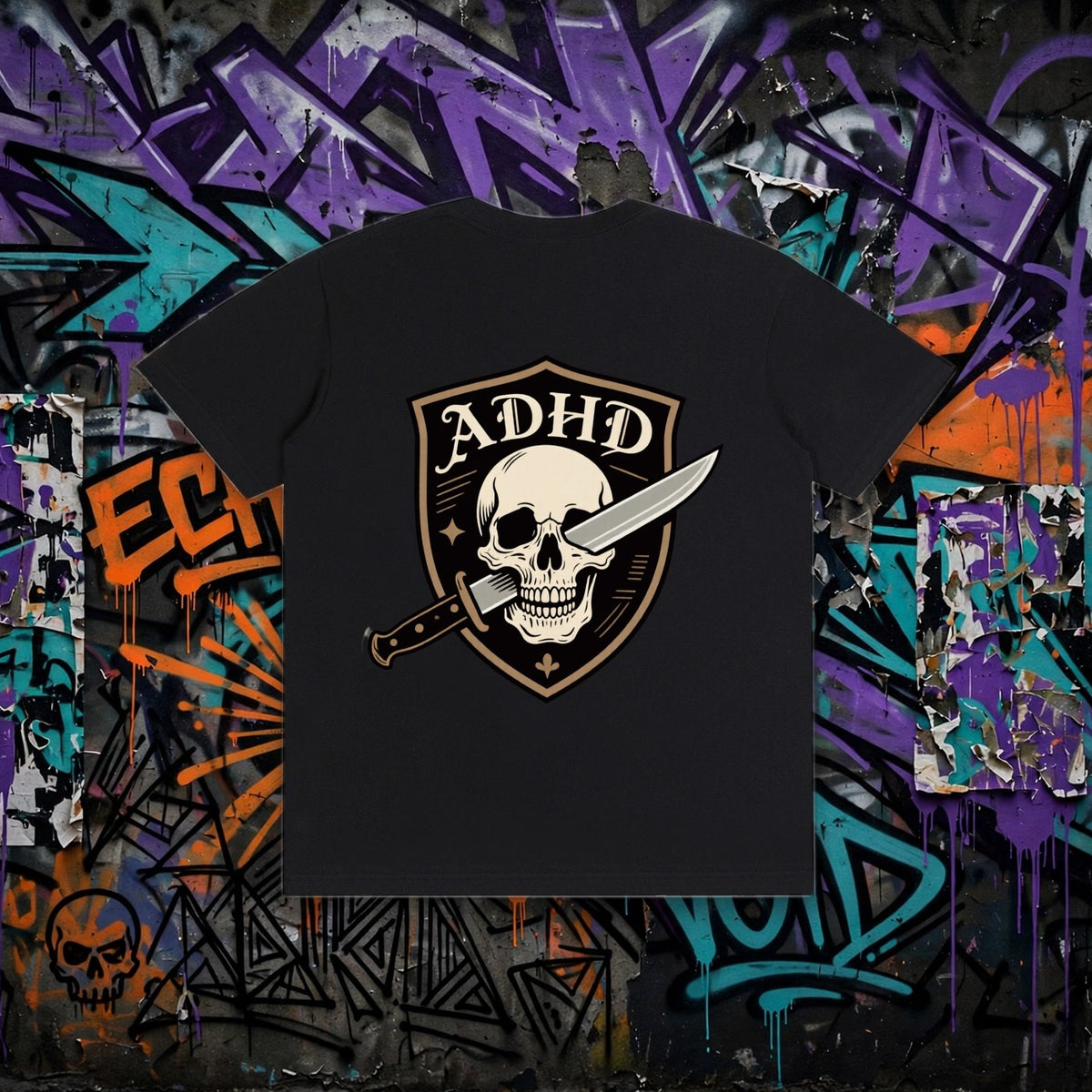Too Much Not Enough ADHD Unisex Cotton T-Shirt