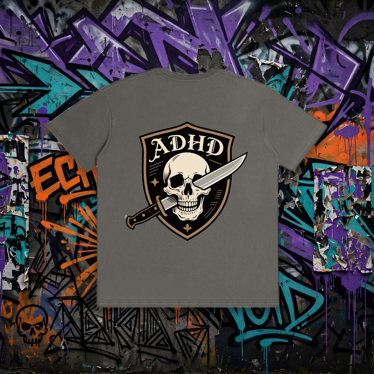Too Much Not Enough ADHD Unisex Cotton T-Shirt